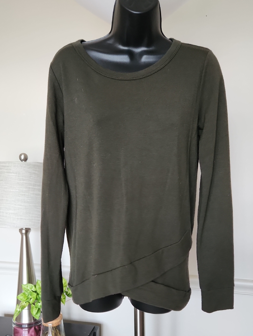 Pink Clover Olive Scoop Neck Knit Top